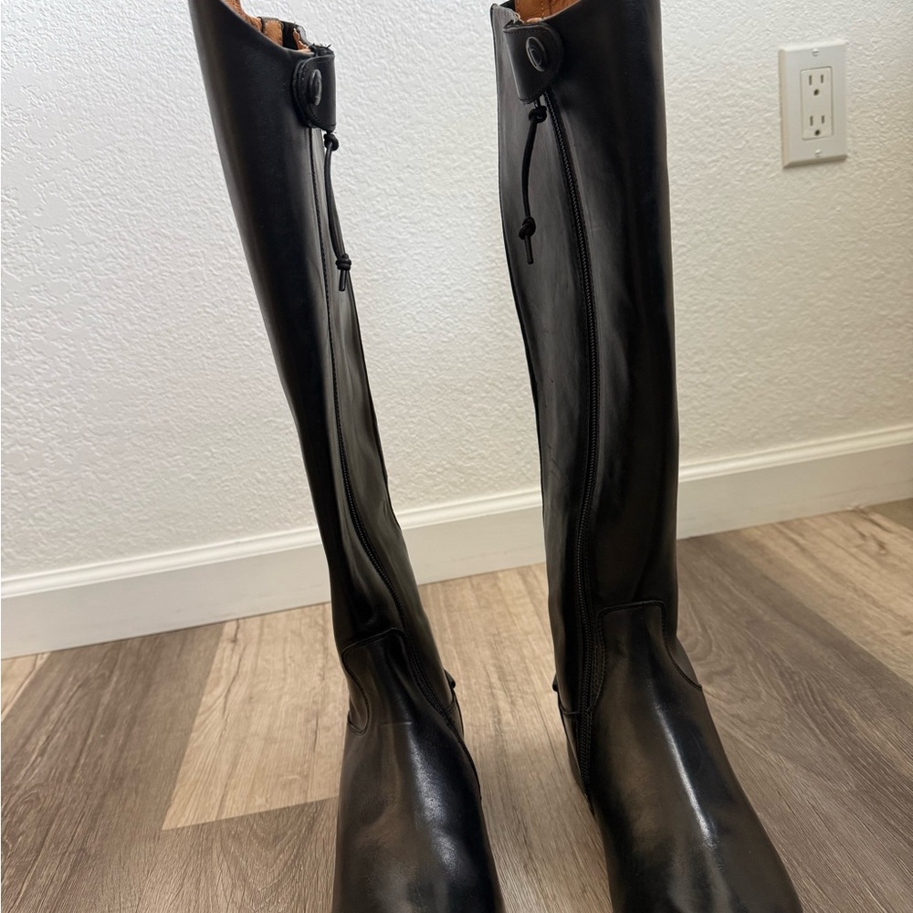 Dublin Womens/Ladies Galtymore Tall Leather Dress Boots / Black SZ 8.5 - Picture 8 of 11